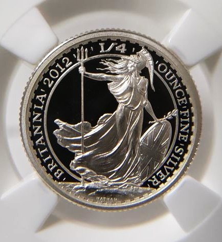 ○☆／PCGS／MS-63／竜10銭銀貨／明治21年（1888年）／未使用