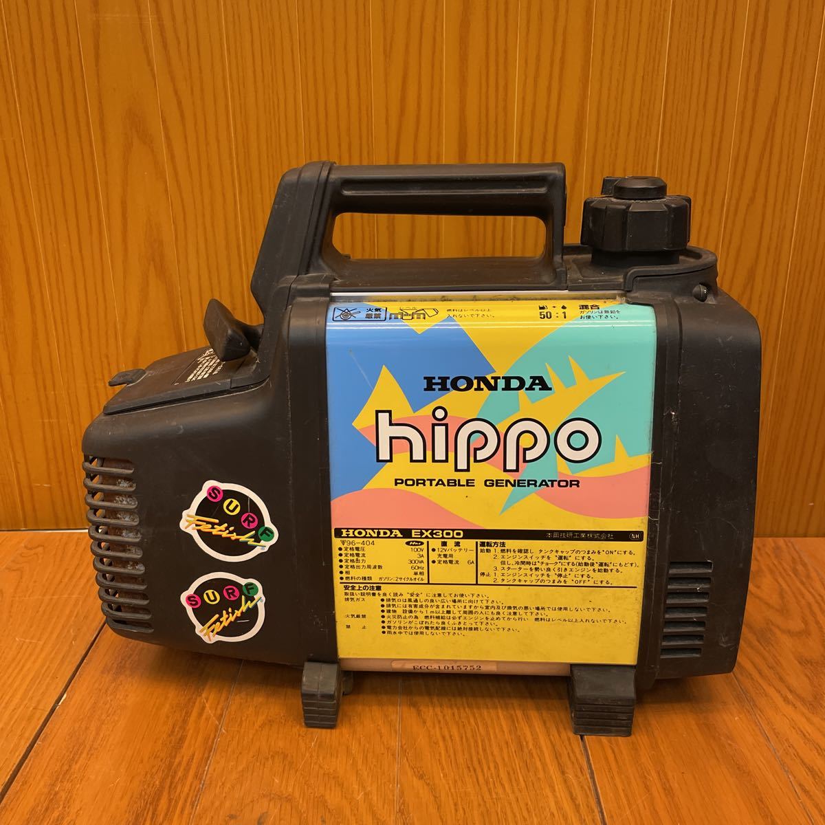 EX300 発電機 hippo - HONDA ホンダ 60Hz 100V 3A Yahoo!オークション 