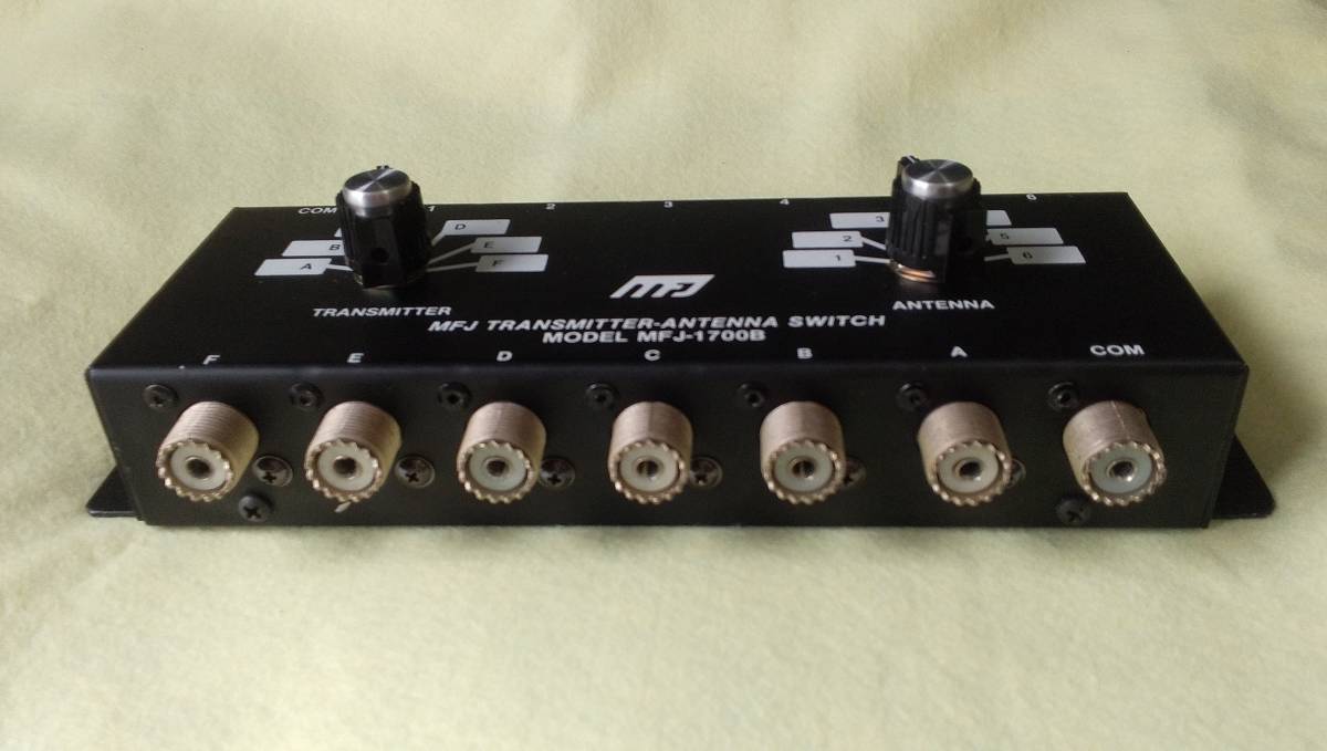 アンテナ切替器 MFJ-1700B ☆しん MFJ 6回路 同軸切替器 MFJ-1700B