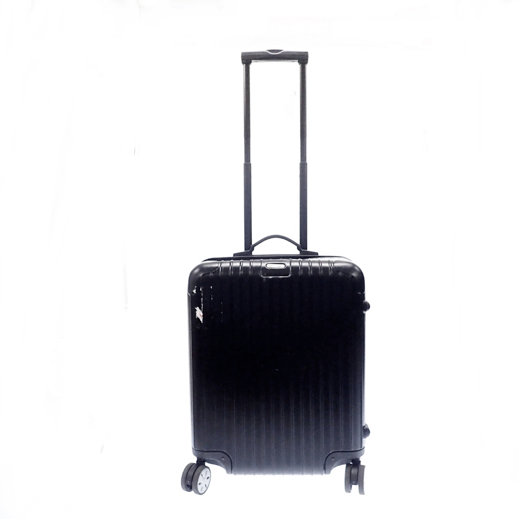 美品◇RIMOWA リモワ 4輪 キャリーケース スーツ 黒 メンズ TSAロック