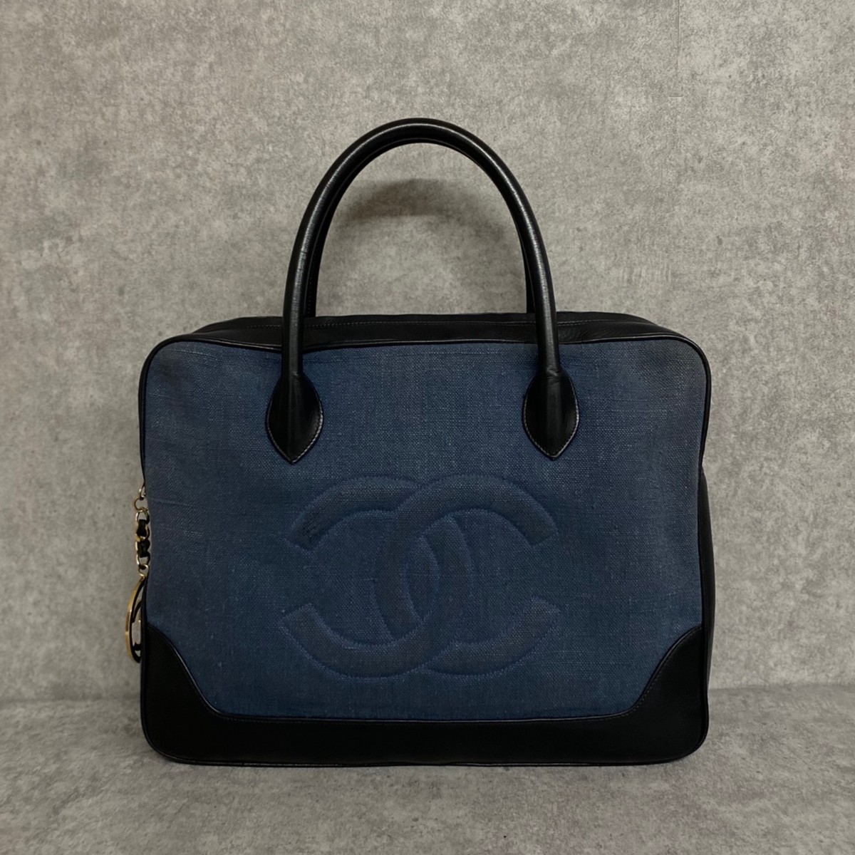 □1円 美品 □ CHANEL シャネル ヴィンテージ 1番台 デニム ココ  