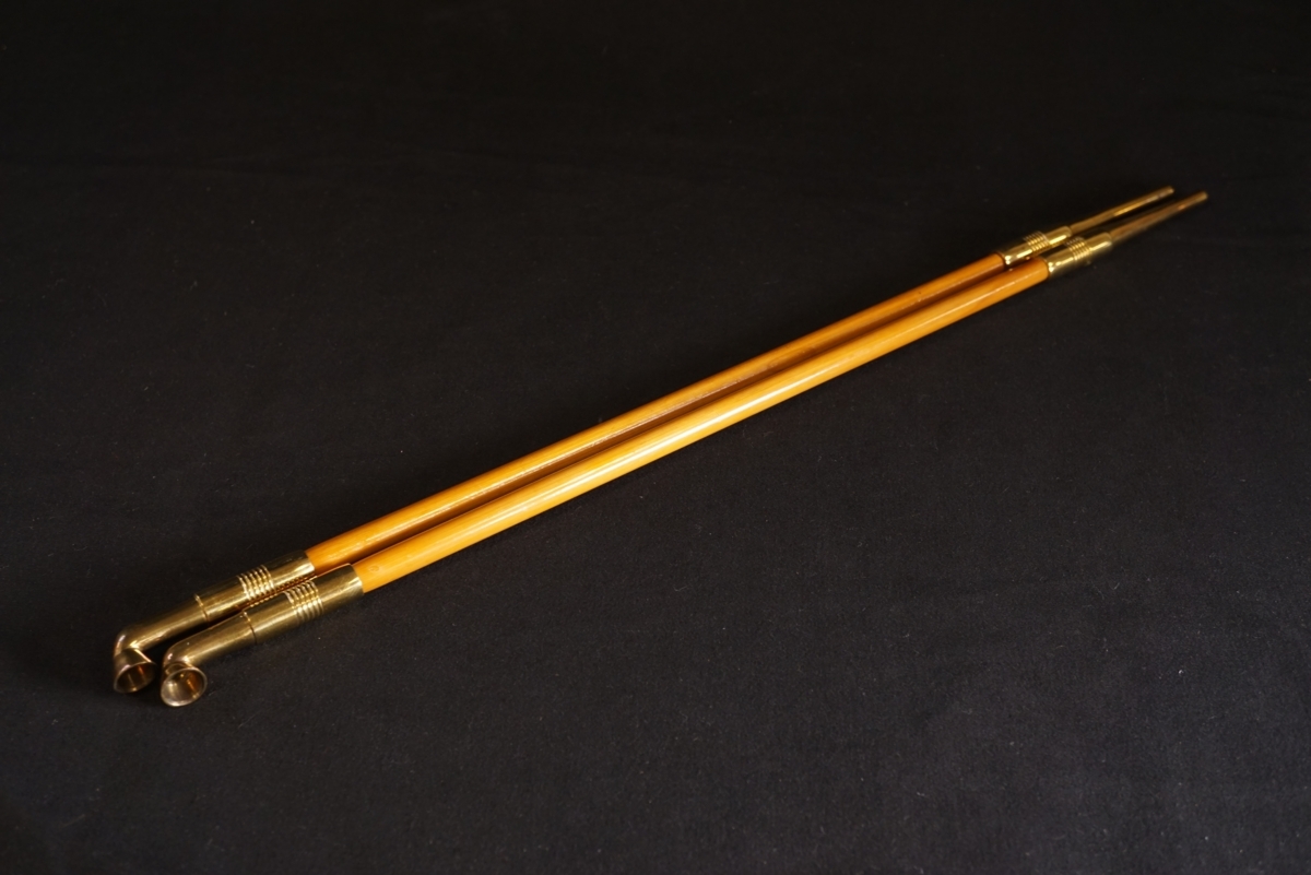 煙管 共箱 キセル 『木村清斎 煙管一双』 而妙斎好写 お茶道具