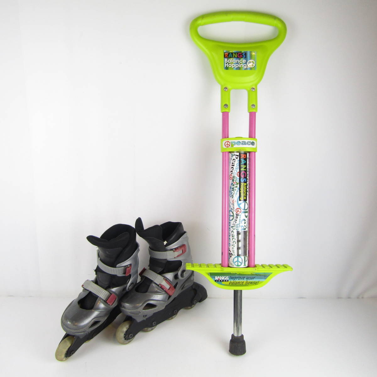 Qb50 ローラー スケート ラングス ホッピング ピースマーク ジャンプ おもちゃ 外遊び 体幹 トレーニング リサイクル 福井 おもちゃ ゲーム 売買されたオークション情報 Yahooの商品情報をアーカイブ公開 オークファン Aucfan Com