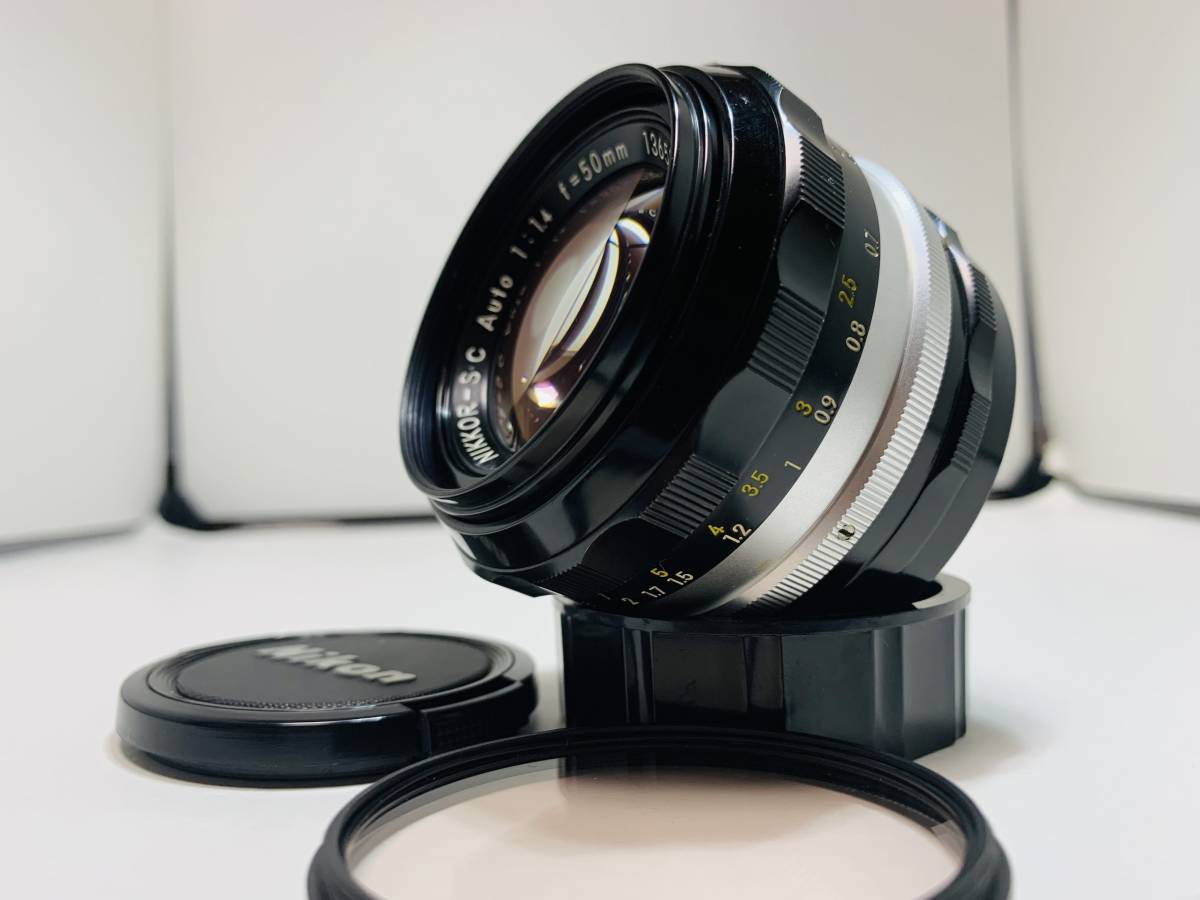 ★極上美品★ 良光学 ニコン Nikon NIKKOR-S.C SC Auto 50mm F/1.4 Non-Ai MF Lens #A164