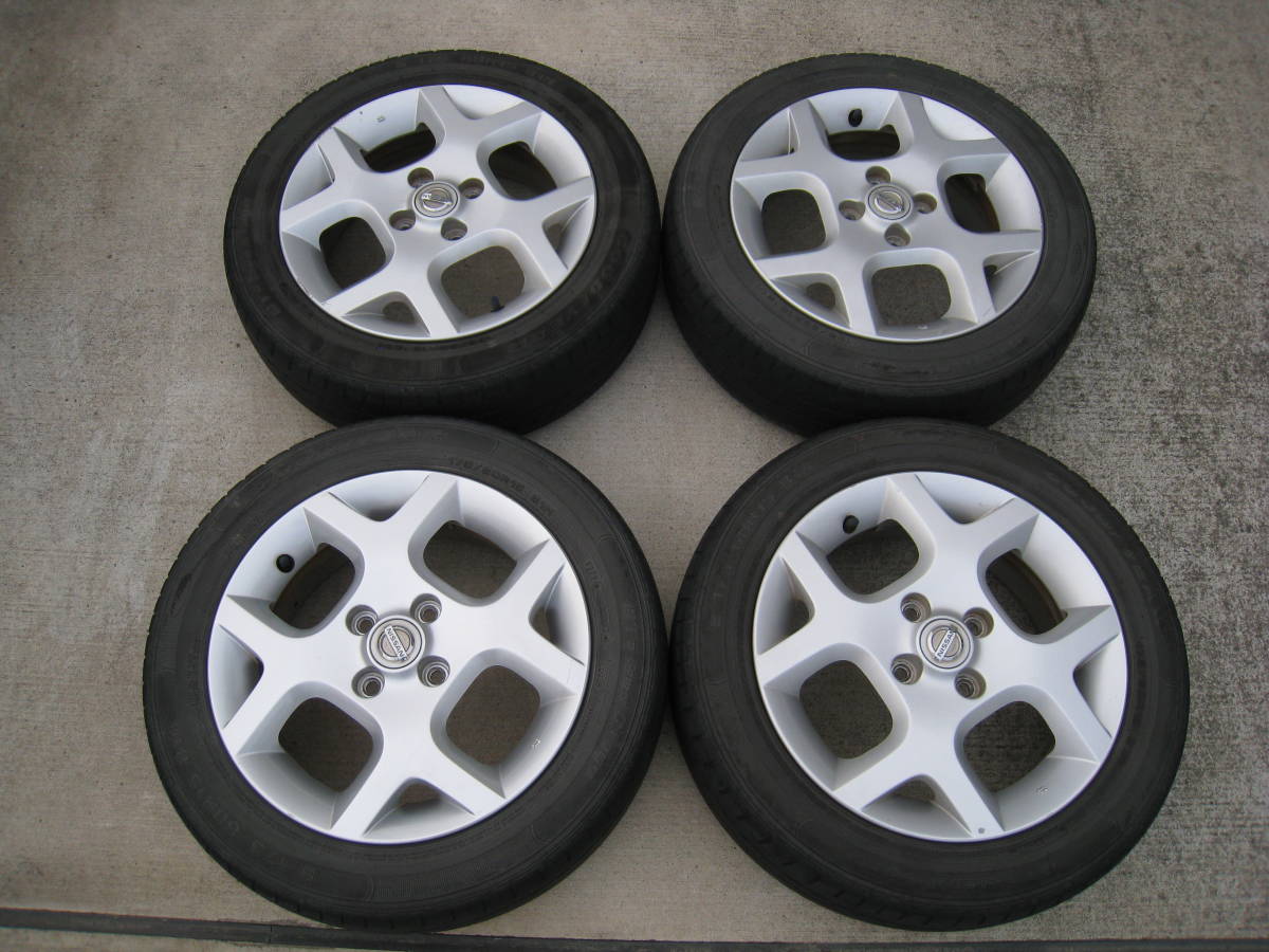 日産純正アルミ キューブ 送料込み 175/60 R 15 2022年 タイヤ Z11 日産純正アルミ キューブ 送料込み 175/60 R 15 2022年 タイヤ Z11
