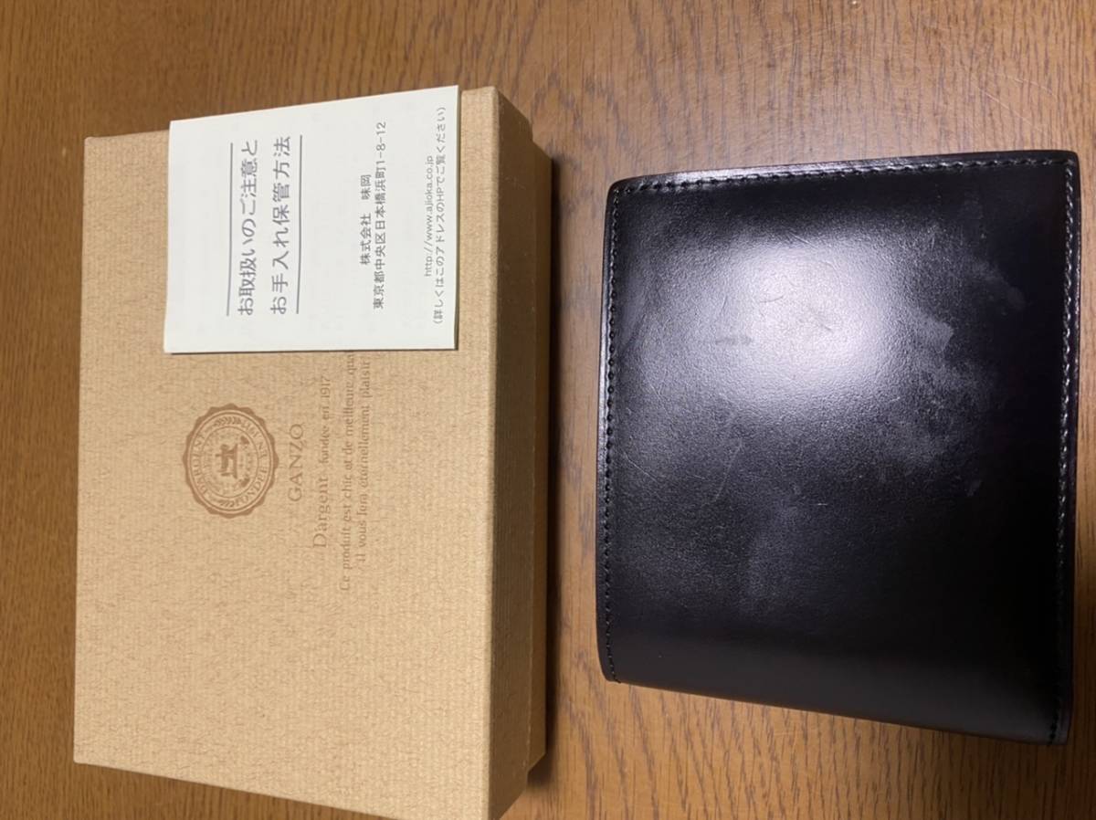 人気SALE，正規品 GANZO ガンゾ コードバン 二つ折り財布 小銭入れ ブラック(二つ折り財布（小銭入れあり）)｜売買されたオークション情報、yahooの商品情報をアーカイブ公開 - オークファン 二つ折り財布（小銭入れあり）
