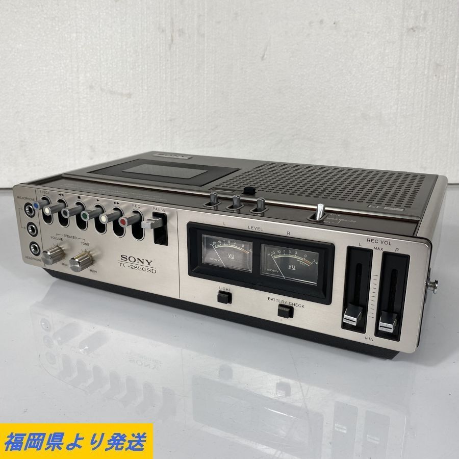 外観良 SONY TC-2850SD カセット テープレコーダー◇ジャンク品【福岡