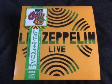 限定入荷品！TMOQ ★ Led Zeppelin -「Live 1972 Osaka」プレス1CDペーパースリーブ