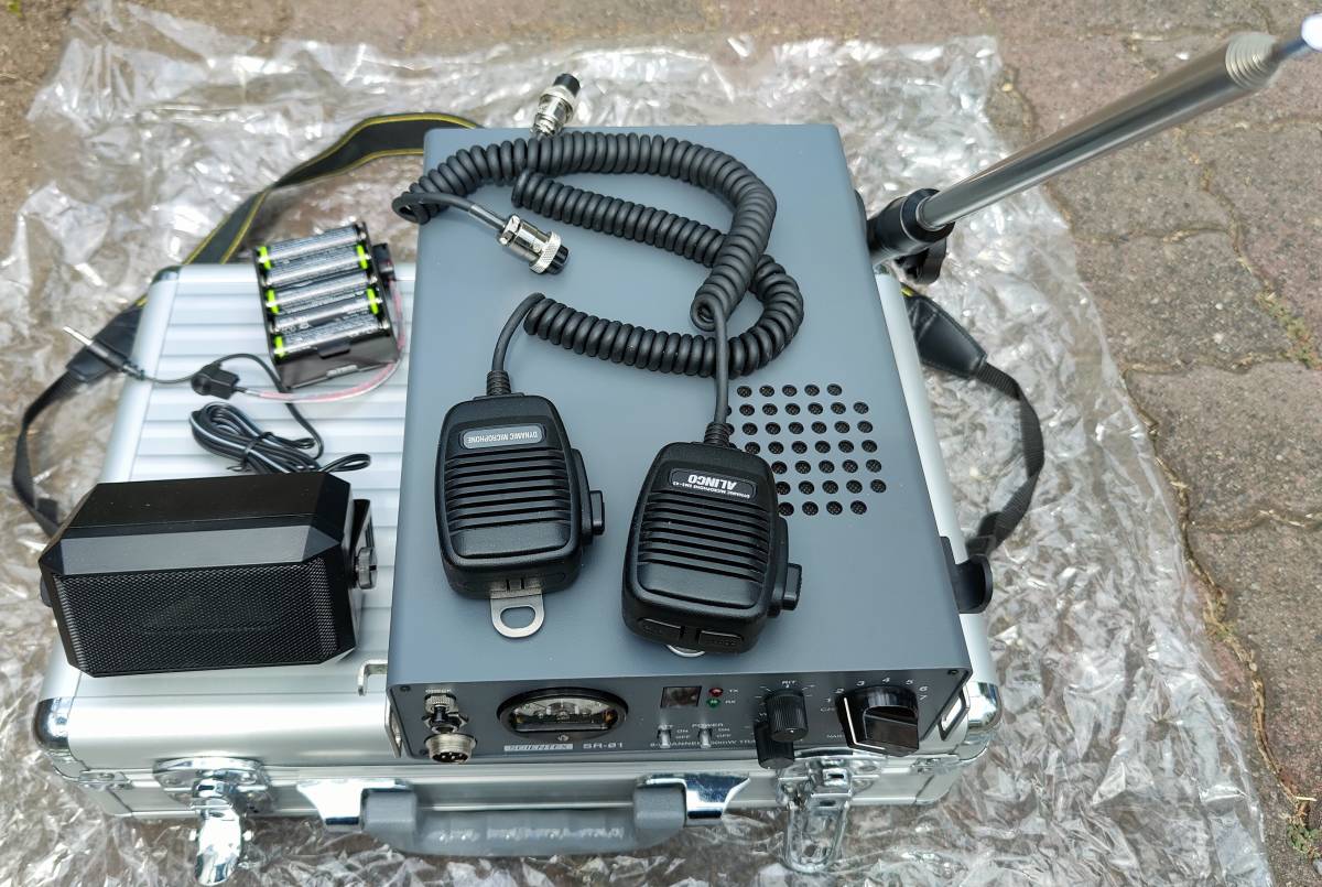 美品 市民ラジオ無線機 サイエンテックス SR -01 とアクセサリー 一式