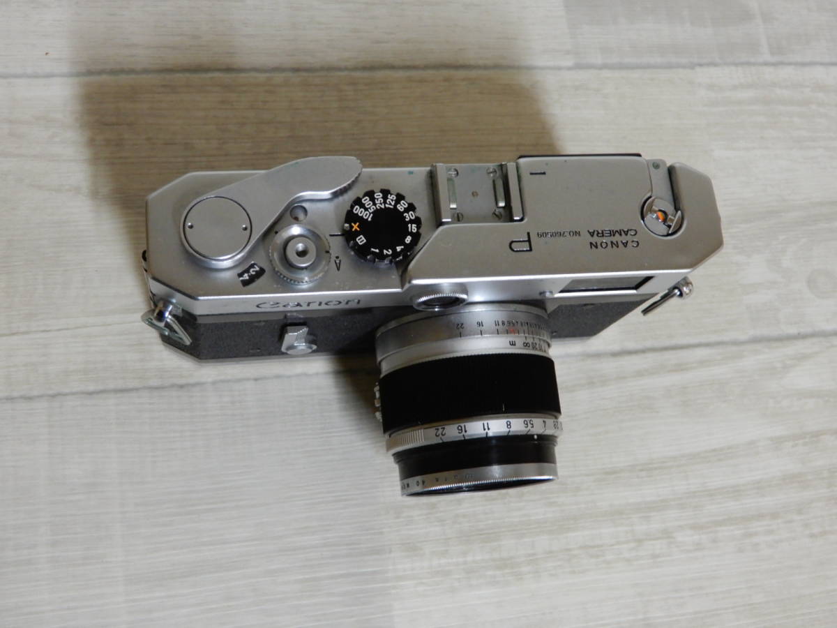 Canon キャノン P型 + CANON LENS 50mm F1.8 レンジファインダーカメラ