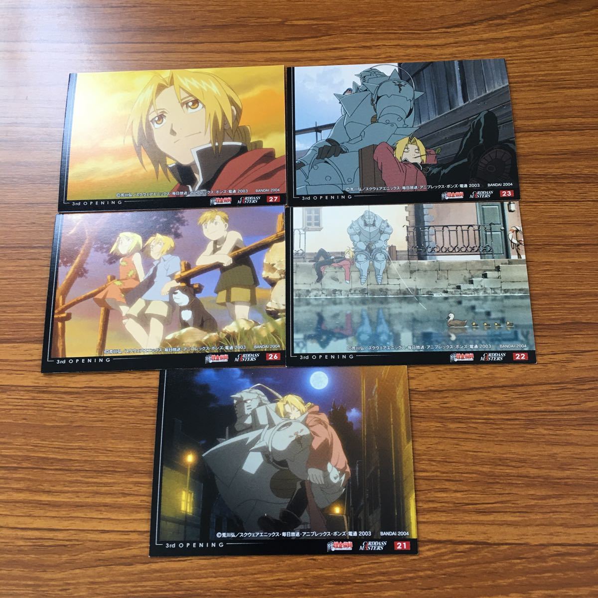 わ5 鋼の錬金術師 ハガレン カード トレカ カードダスマスターズ