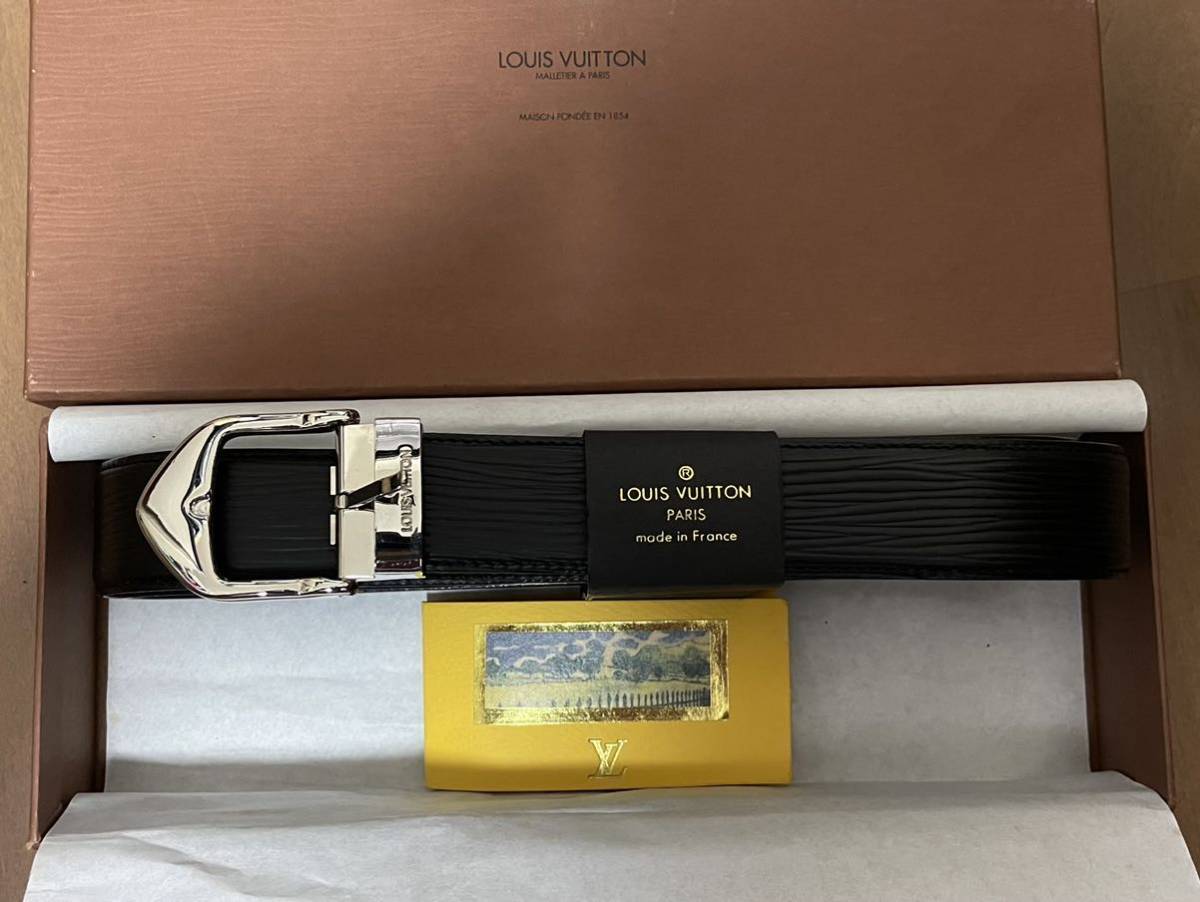 ◆Louis Vuitton ルイヴィトン サンチュール クラシック エピメンズベルト レザー 40/100箱付き 未使用品
