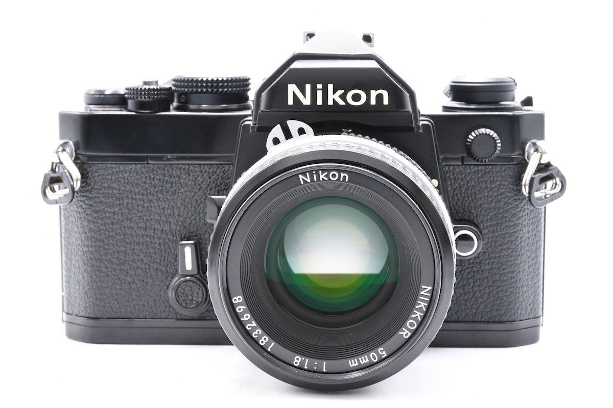 ニコン FM ブラック、AI Nikkor 50mm F1.4 レンズセット ◇ Nikon ニコン FM ブラック + AI NIKKOR 50mm F1.8 フィルムカメラ