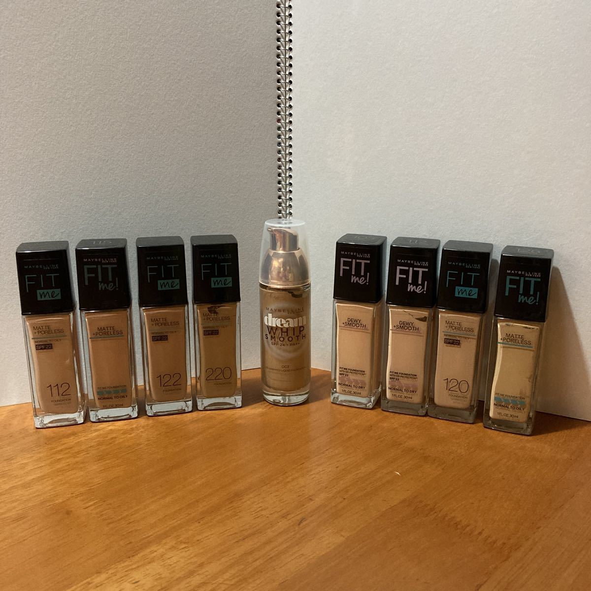 メイベリン☆フィットミー リキッドファンデーション ドリームホイップスムース 9本まとめて _1