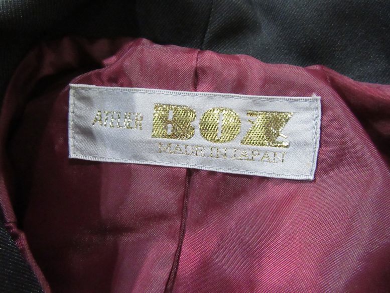 atelier boz 黒ケープ アトリエボズ フード ロングマント フードロング