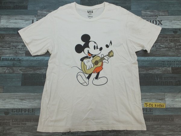 送料280円 Ut Uniqlo ユニクロ Disney ディズニー メンズ ギターミッキー 半袖tシャツ 大きいサイズ Xl 白 半袖tシャツ 売買されたオークション情報 Yahooの商品情報をアーカイブ公開 オークファン Aucfan Com