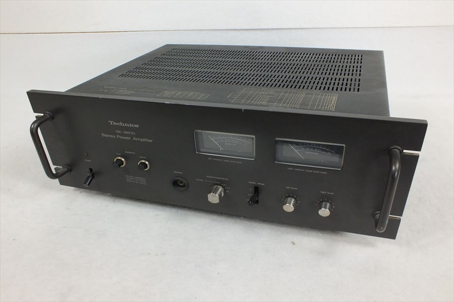 ☆ Technics テクニクス SE-9200 アンプ 中古 現状品 210701E4162 SE