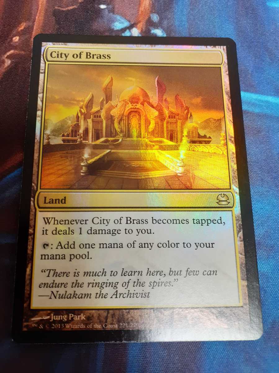 真鍮の都⁄City of Brass英語 3枚 MTG 真鍮の都⁄City of Brass