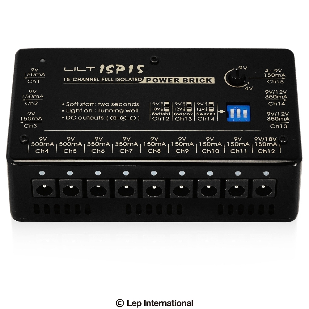 最落無し!LILT ISP15 / a35632 それぞれの出力が個別に独立した、完全独立型のパワーサプライ。 1円