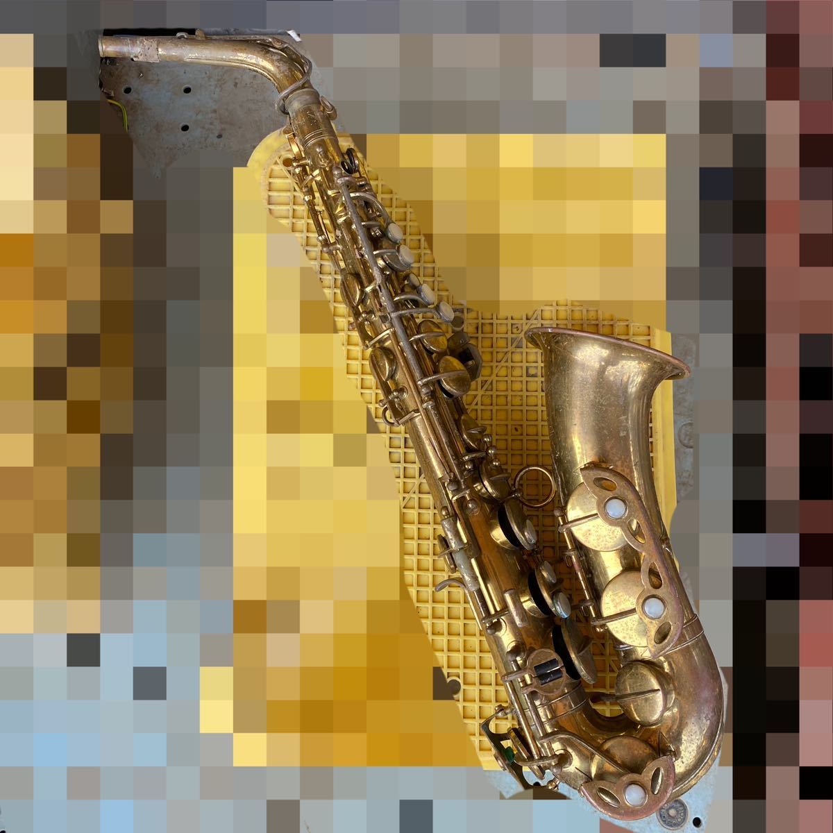 ニッカン アルトサックス Nikkan IMPERIALE No.20 NIKKAN 彫刻 希少⁄名