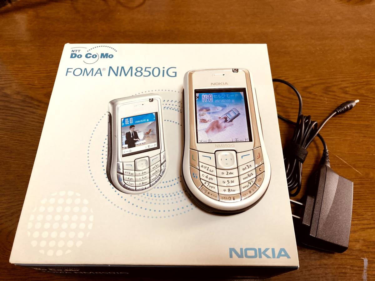 Docomo Nokia NM850ig - 非常に良い状態 NM850iG NTTドコモ ケータイ新製品SHOW - CASE NTT docomo NOKIA Nokia