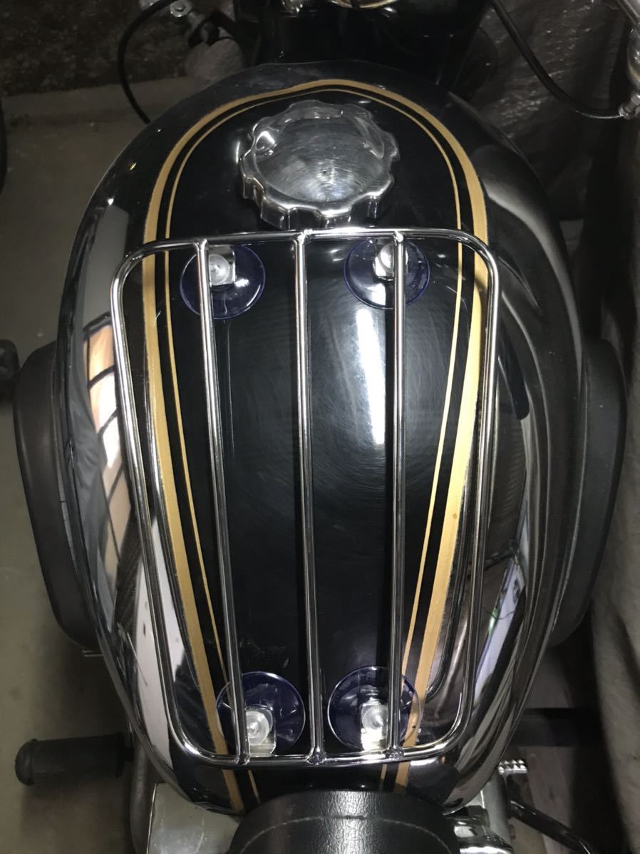 メッキ 仕上げ新品！パーセルグリッド タンクキャリア 英車 新旧