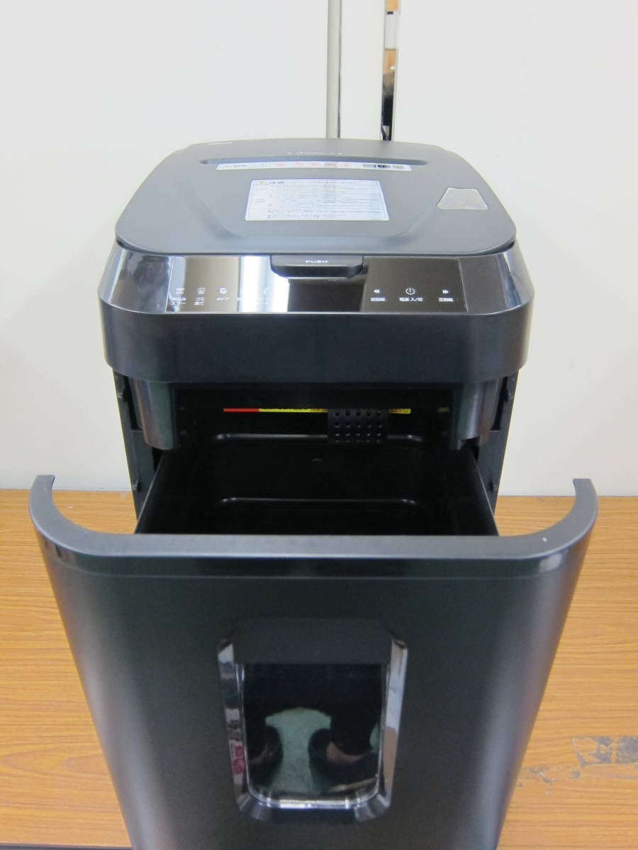 T793 美品中古 送料無料 サンワサプライ 業務用 電動シュレッダー 自動で150枚同時細断 ミニクロスカット 60分 連続使用 カード PSD052 業務用 シュレッダー シュレッター 20枚細断 電動シュレッダー 400-PSD036