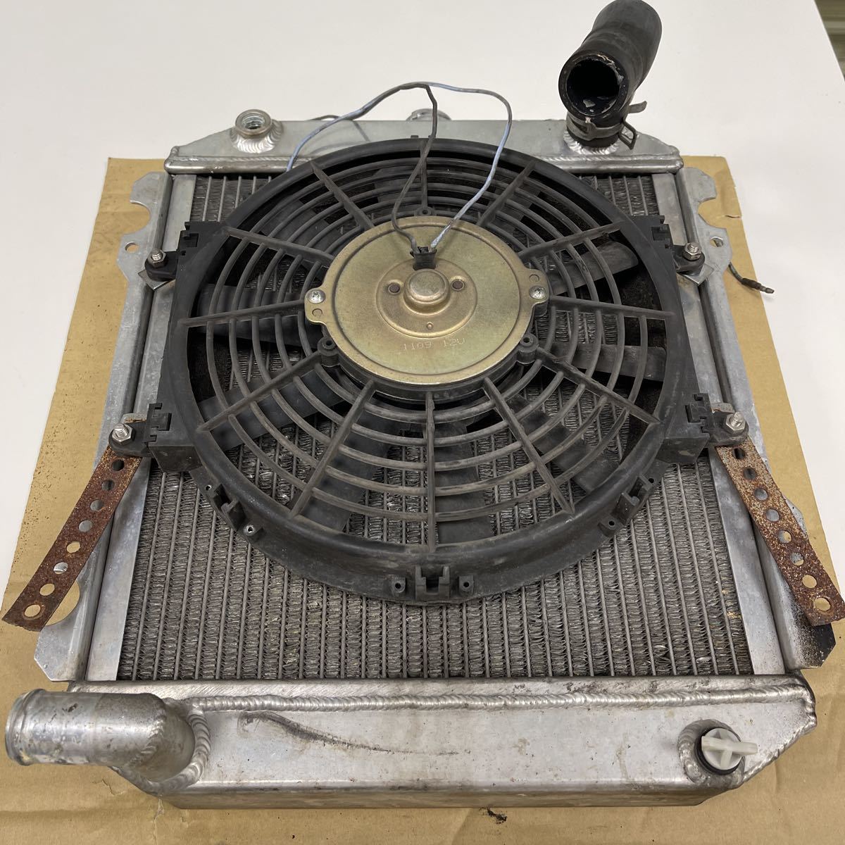 電動ファン アルミラジエター　サニトラ用