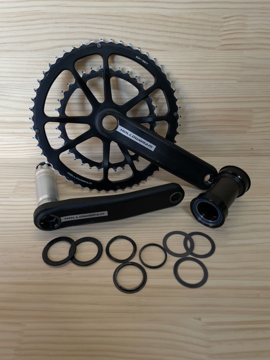 HOLLOWGRAM キャノンデール クランク 170mm 52/36 BB30付き HOLLOWGRAM