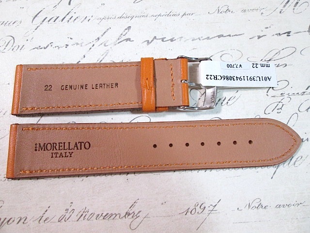 モレラート 22mm Orange カーフ TIPO HERMES*1