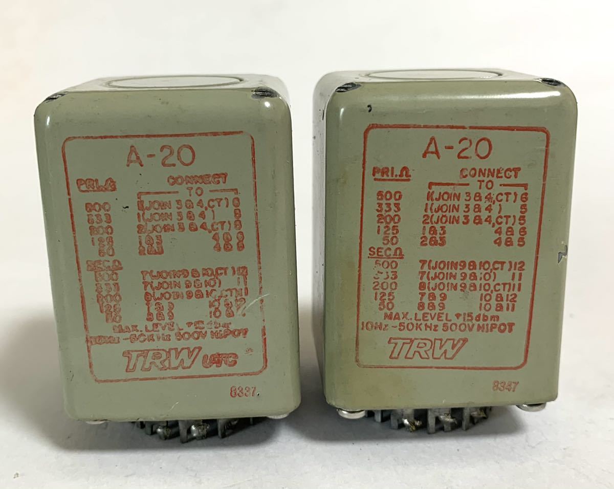 TRW/UTC A-20 CD用ライントランス TRW/UTC A-20 CD用ライントランス