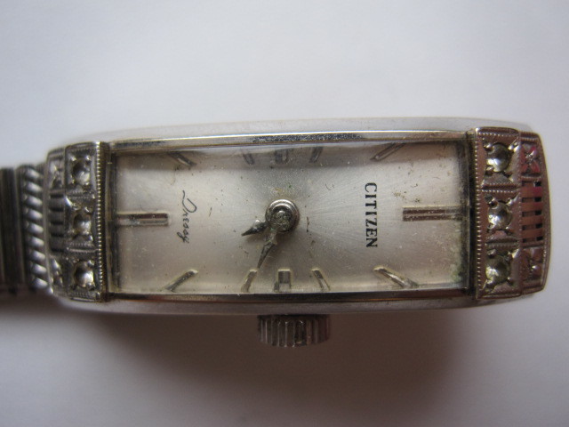 Grace グレース Citizen K14WG 手巻き 腕時計 ヴィンテージ CITIZEN K14 WG刻印 アンティーク 手巻き 腕時計 手巻き シチズン
