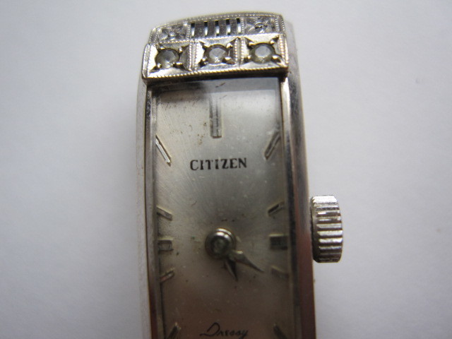 CITIZEN K14 WG刻印 アンティーク 手巻き 腕時計 手巻き シチズン