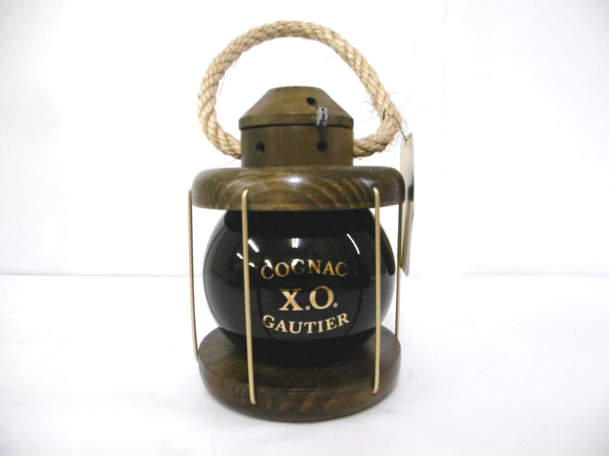 古酒 GAUTIER ゴーティエXO 木製ランタン型 700ml 40% 未開栓 古酒