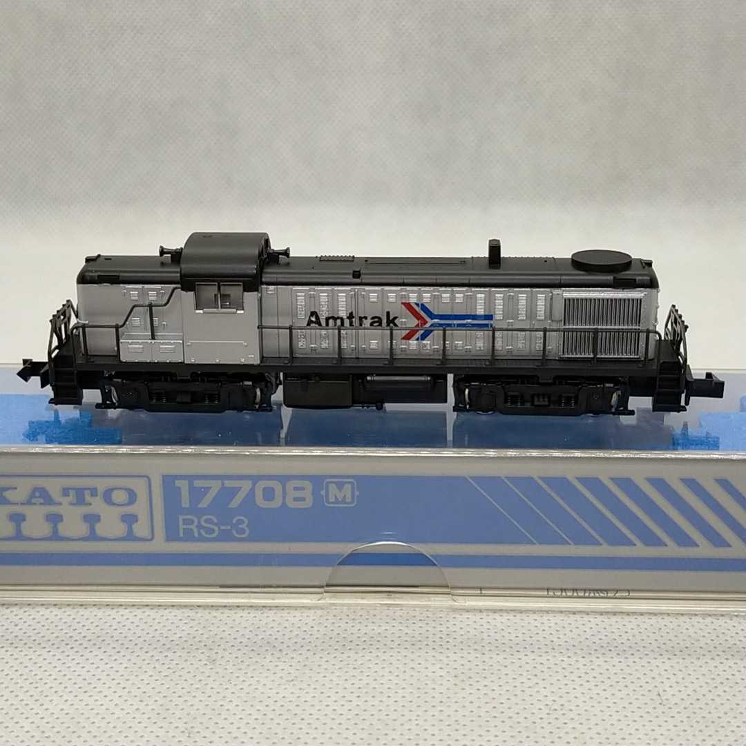 KATO 17708 Nゲージ RS-3 ディーゼル機関車 動作良好 ヘッド前後点灯OK