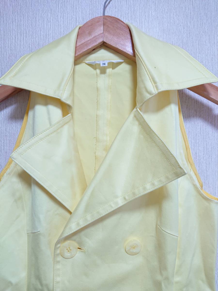 ジャイロ Jayro ワンピース ノースリーブ 前ボタンワンピース ベルト付き コットン混 イエロー レディース 株 ジュン Size M ワンピース 売買されたオークション情報 Yahooの商品情報をアーカイブ公開 オークファン Aucfan Com