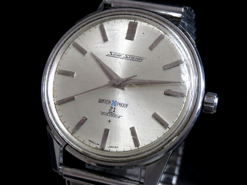 SEIKO スカイライナー、手巻 SEIKO SKYLINER 21石 手巻き 腕時計