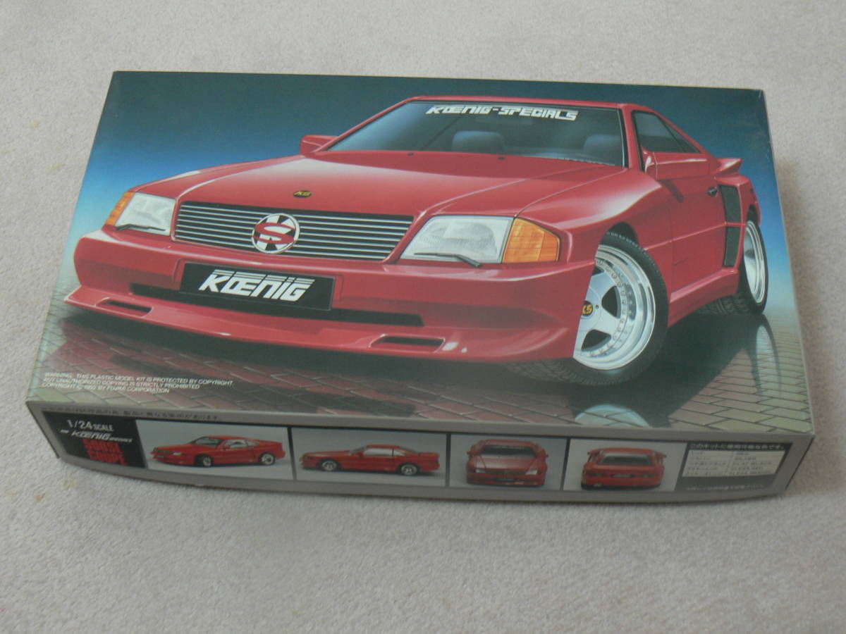 今見てもかっこいい絶版品フジミケーニッヒベンツ500SLクーペ稀少 
