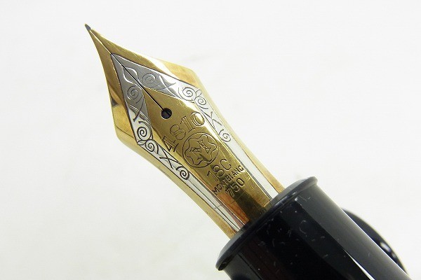 Z002-Y3-2307 ★ MONTBLANC モンブラン MEISTERSTUCK マイスターシュテュック No.149 ペン先 18C 750 万年筆 現状品③★