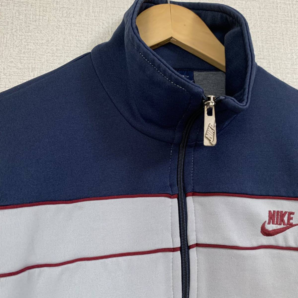 NIKE ジャージ トラックジャケット ビンテージ ヴィンテージ 80年代 紺 