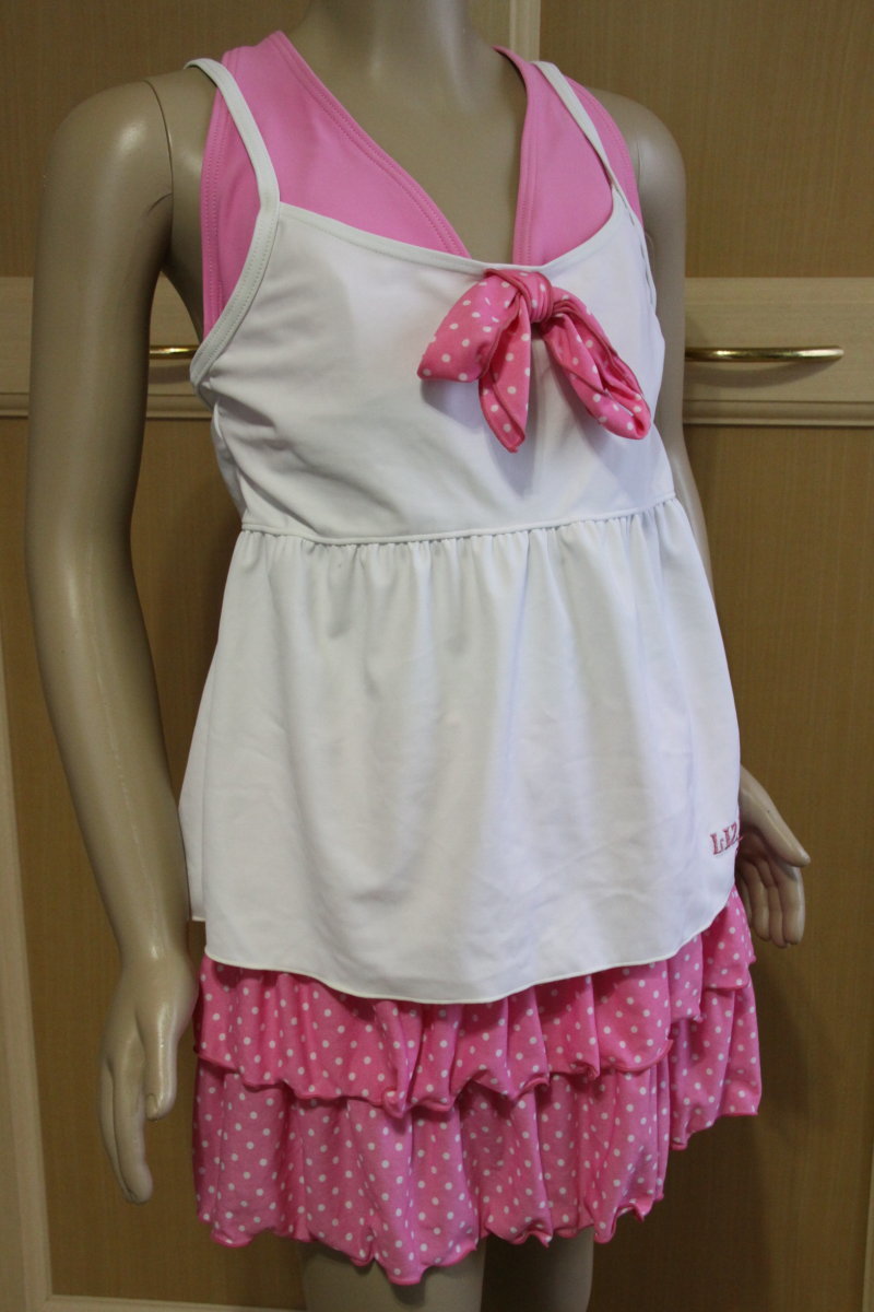 Mza06 Liz Lisa Doll かわいい白とピンクのセパレート水着２点セット J L 170 サイズ パット付 160 155cm 以上 売買されたオークション情報 Yahooの商品情報をアーカイブ公開 オークファン Aucfan Com