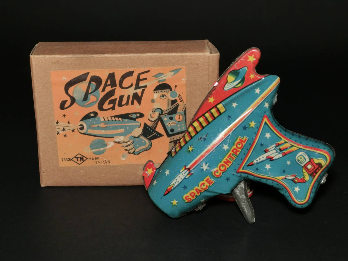 野村トーイ製『SPACE GUN』箱付 ブリキ玩具/SF/スペースガン/ロケット