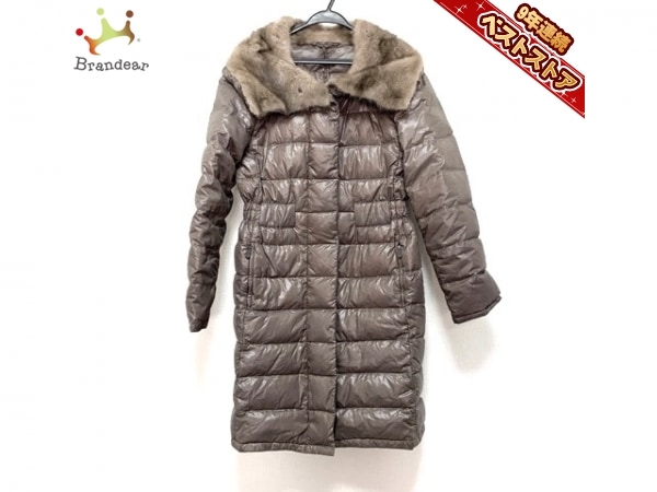 マックスマーラ Max Mara ダウンコート サイズ40 M - グレー 