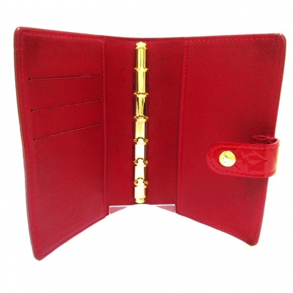 ルイヴィトン LOUIS VUITTON 手帳 R21003 アジェンダPM パテントレザー（モノグラムの型押し） ルージュレッド CA1016 財布 ヴェルニ LOUIS VUITTON(ルイヴィトン) アジェンダPM VUITTON（ルイ・ヴィトン）の手帳 レザー アジェンダPM_モノグラム・ヴェルニ_