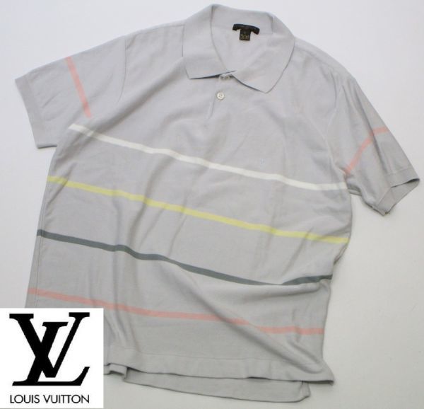 大人気，正規品 国内正規品 LOUIS VUITTON MENS ボーダーS/Sポロ ルイ