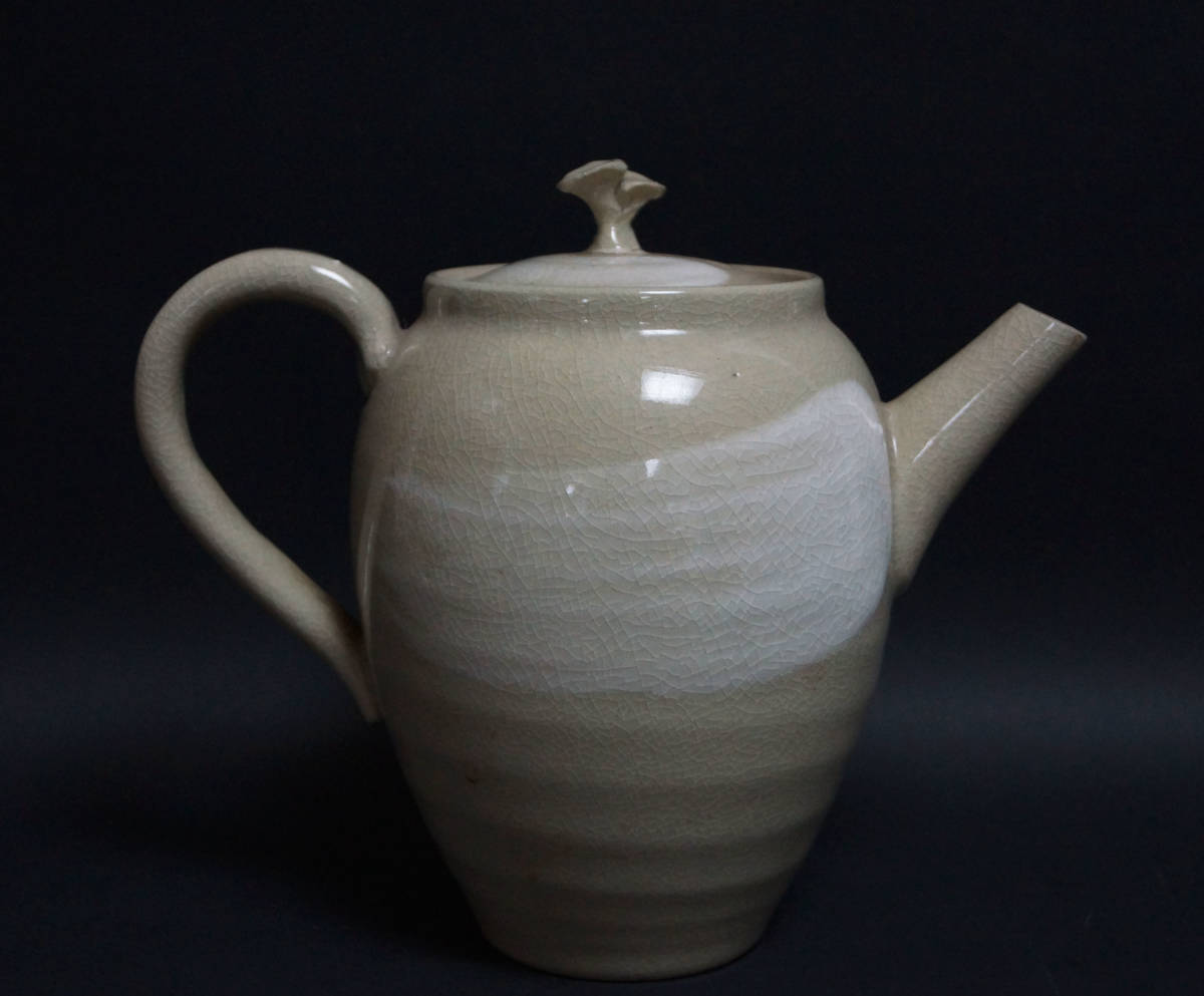 煎茶急須　後手 美術品・アンティーク・コレクション 煎茶急須 後手