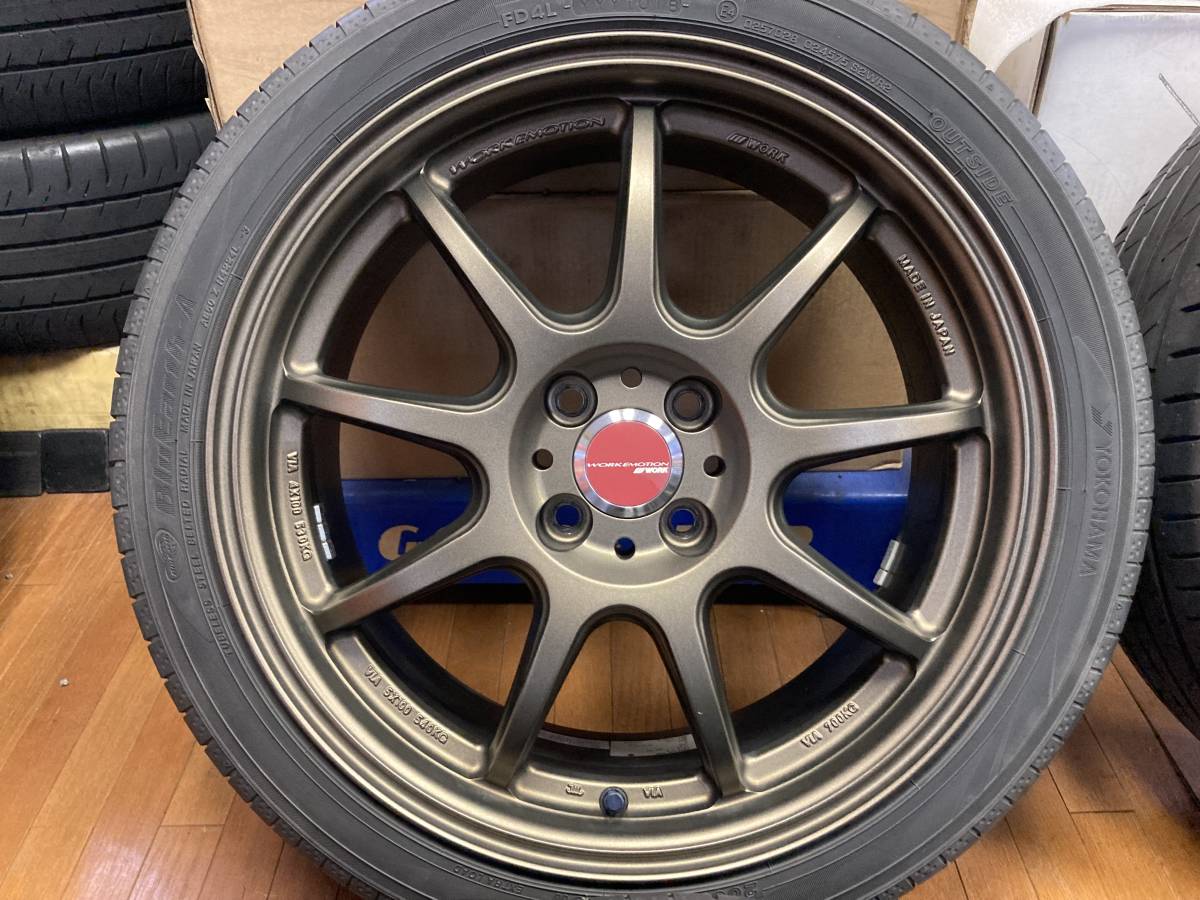 WORK EMOTION D9R 17インチ 7J +47 PCD100 1本