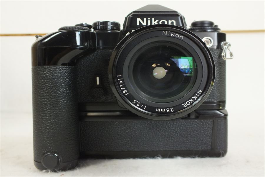 ☆ Nikon ニコン MF12 MD-12 フィルム一眼レフ NIKKOR 28mm 1:3.5 中古