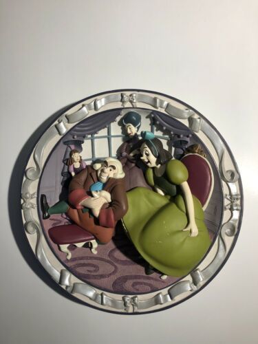 Disney Store 3D Relief Plate Cinderella I'll Make It Fit 海外 即決