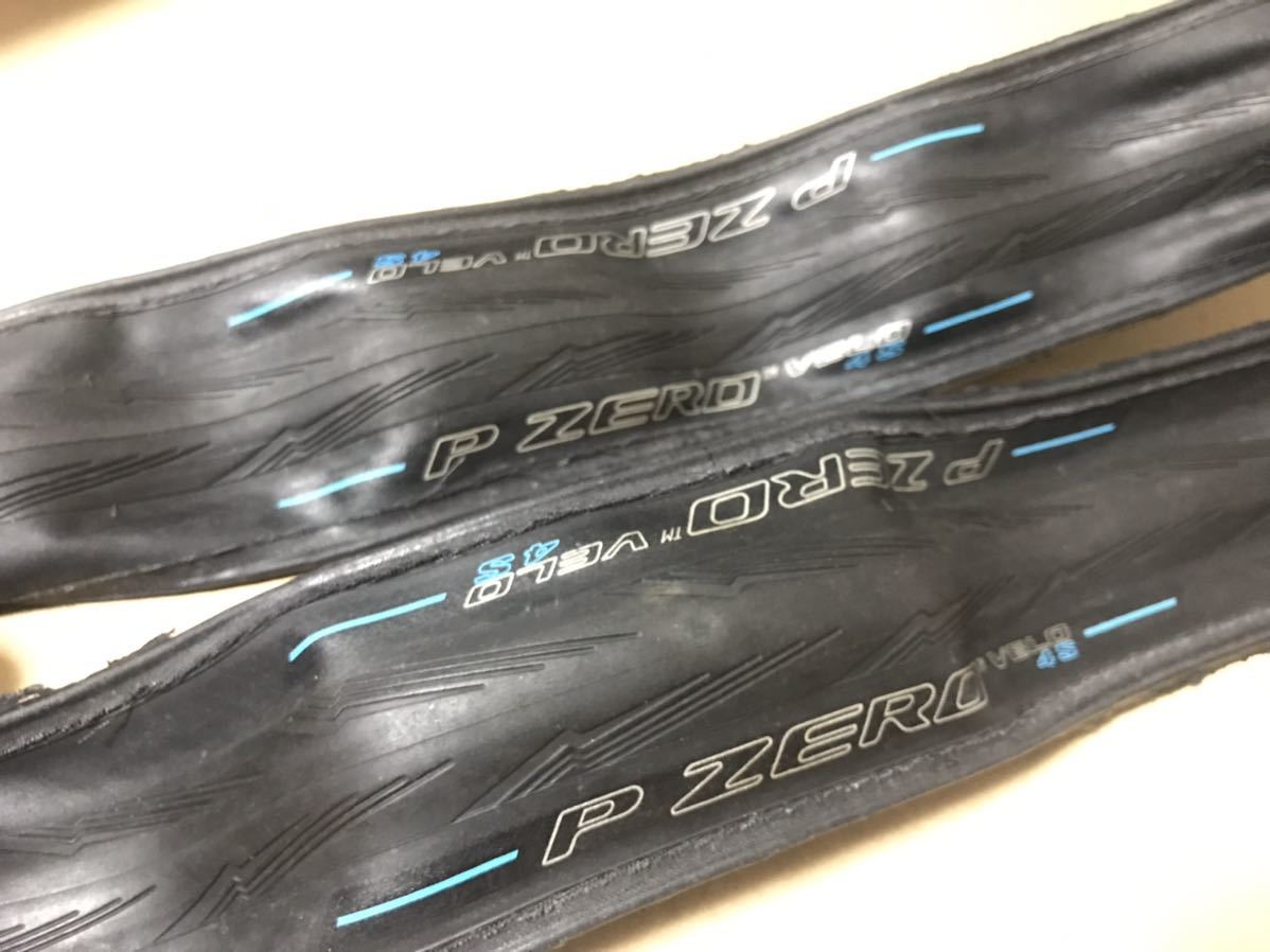 PIRELLI P ZERO VELO 4s クリンチャータイヤ 700×25c 2本セット チューブ付き